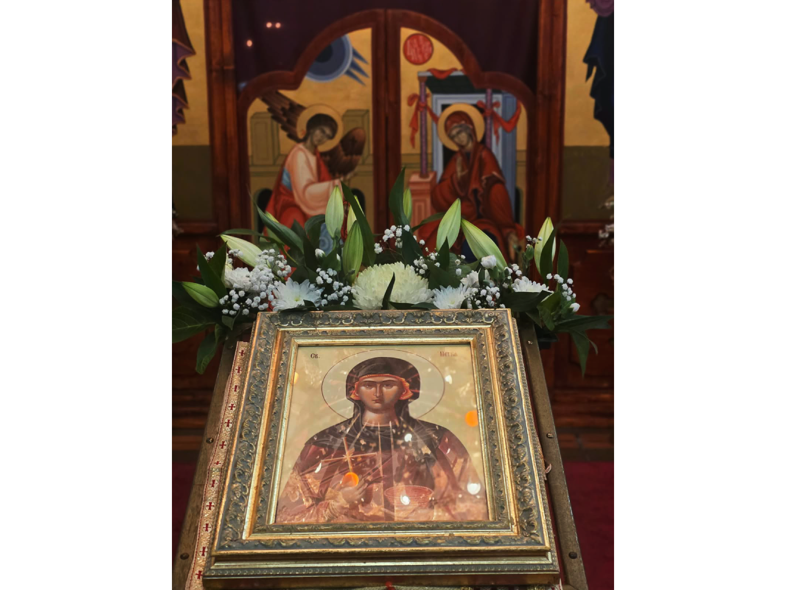 Литургијски прослављена Света Петка у Даблину